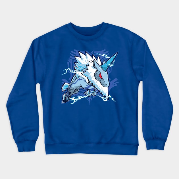 Kirin | Monster Hunter Crewneck Sweatshirt by YhaniDoriasArts